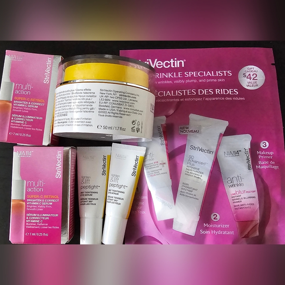 Brand New StriVectin Skincare Bundle – Anti-Aging, Retinol, Firming & More!